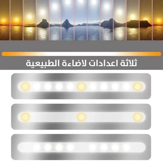 مرآة سيارة تعمل باللمس LED: مرآة زينة مضيئة لسيارتك - Image 6