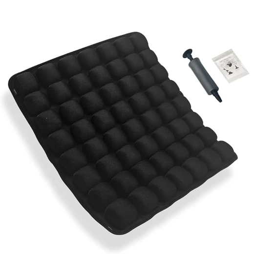 Inflatable Air Seat Cushion for Comfort & Support, Portable, Easy-Inflate Cushion Promoting Spinal Alignment & Reducing Back Pain, Ideal for Home, Office & Travel Inflatable Air Seat Cushion for Comfort & Support, Portable, Easy-Inflate Cushion Promoting Spinal Alignment & Reducing Back Pain, Ideal for Home, Office & Travel