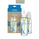 Dr. Brown's Glass Narrow-Neck Options+ Bottle, 8 oz/250 ml, 2-pack - Dr. Brown's