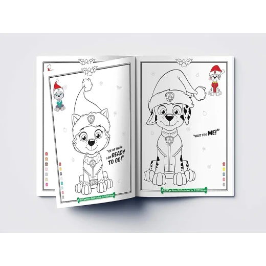 The "Paw Fact Party" activity book for toddlers contains 16 fun coloring pages, helping children develop creativity and fine motor skills in an interactive and entertaining way - Creative's - Image 4