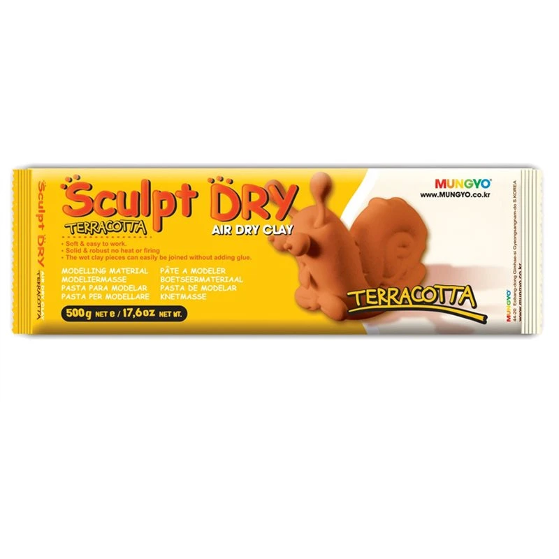 Mungyo Sculpt Dry Clay Terracotta 500g - MUNGYO