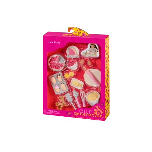 Our Generation, Tasty Pastry 22-pc Baking & Play Food Accessories for Kids Ages 3+ 18