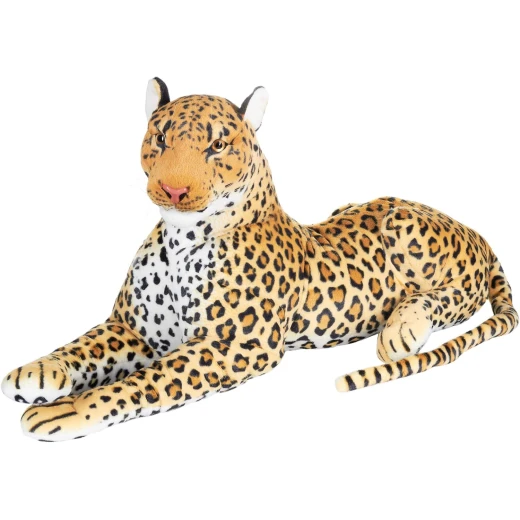 K Toys, Cool Giant Lying Leopard Plush Stuffed Toy, 96-105 cm