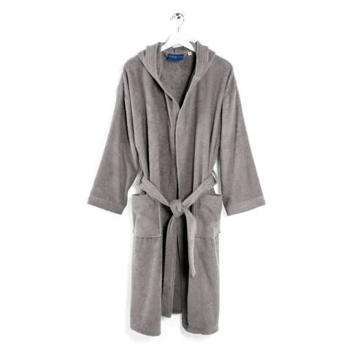 Caleffi Minorca Bathrobe - Gray XXL - caleffi - Image 2