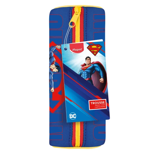 Maped Tube Pencil Case - Superman Teens Edition | Lightweight & Practical for School Maped Tube Pencil Case - Superman Teens Edition | Lightweight & Practical for School