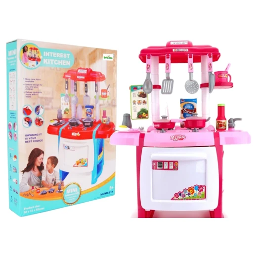 Interest Kitchen Toy Set for Kids – With Cookware & Accessories – Model WD-A18 – For Ages 3+