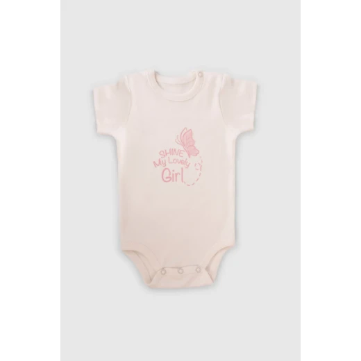 Junior Bodysuit short Sleeve love Girl, (3-6 M), 3 Pcs - Junior Clothing - Image 3