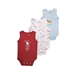 Junior Bodysuit Sleeveless playground, (9-12 M), 3 Pcs - Junior Clothing