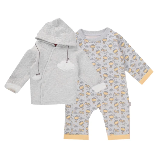 Junior Sky Printed Bodysuit & Jacket (3-6 m) - Junior Clothing - Image 6