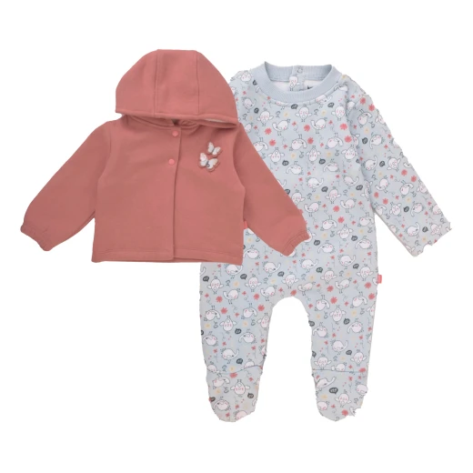Junior Hello Birde Printed Bodysuit & Jacket (3-6 m) - Junior Clothing - Image 7