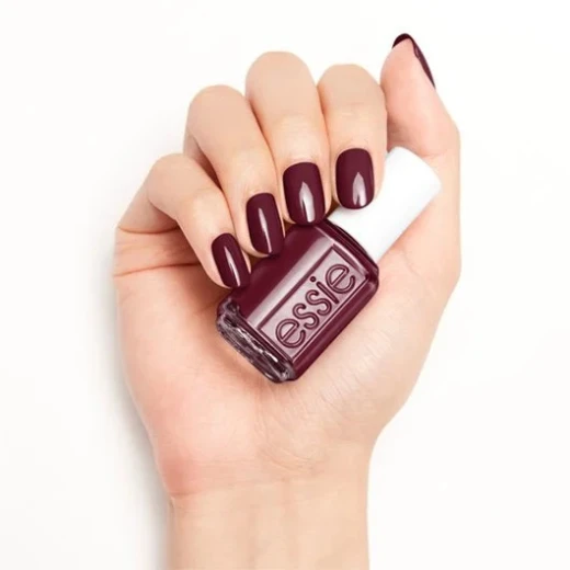 Essie Nail Polish Sole Mate 45 Dark Burgundy Plum Shade – Professional Salon Quality Nail Polish with Long Lasting Glossy Finish and Smooth Easy Application for Elegant Manicure - Essie - Image 2