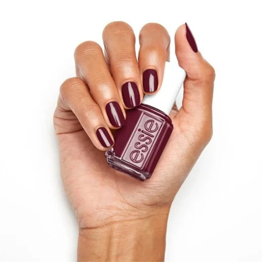 Essie Nail Polish Sole Mate 45 Dark Burgundy Plum Shade – Professional Salon Quality Nail Polish with Long Lasting Glossy Finish and Smooth Easy Application for Elegant Manicure - Essie - Image 3