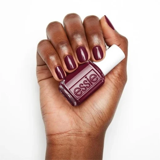 Essie Nail Polish Sole Mate 45 Dark Burgundy Plum Shade – Professional Salon Quality Nail Polish with Long Lasting Glossy Finish and Smooth Easy Application for Elegant Manicure - Essie - Image 6