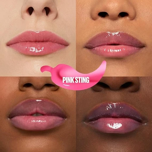 Maybelline New York Lifter Plump, Hydrating Lip Plumping Gloss with Chilli Pepper 003 (Pink Sting) - Maybelline - Image 4