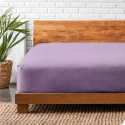 نوفا هوم Cotton Warm طقم شرشف مطاط شتوي قطن فلانيل دافئ - مجوز & مجوز كبير - 3 قطع - نهدي