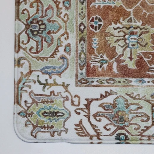 نوفا هوم "Engrave" أرضية مطبخ من مادة PVC بنمط مطبوع - 46x76 سم - بني - نوفا هوم - Image 2