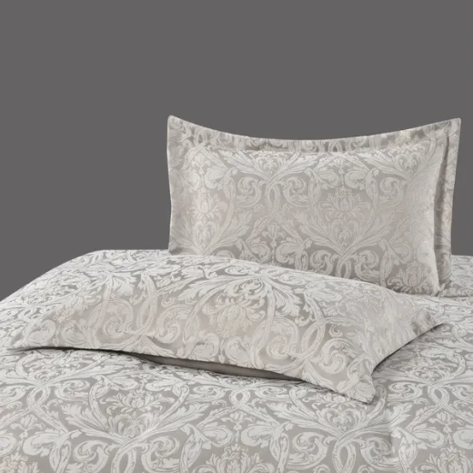 Nova Home Paisley Comforter Set - King & Super King - 7 Pcs - Taupe - Nova Home - Image 4