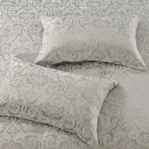 Nova Home Paisley Comforter Set - King & Super King - 7 Pcs - Taupe - Nova Home - Image 5
