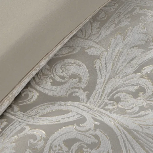 Nova Home Paisley Comforter Set - King & Super King - 7 Pcs - Taupe - Nova Home - Image 6