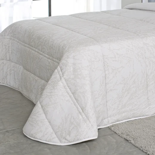 Nova Home Gallagher Spanish Jaquard Comforter Set - 6pcs - King & Super King - Beige - Nova Home - Image 2
