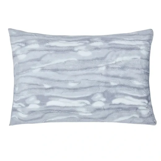 Nova Home Fog Printed Fur Comforter Set - King/Super King - 6Pcs - Grey - Nova Home - Image 6