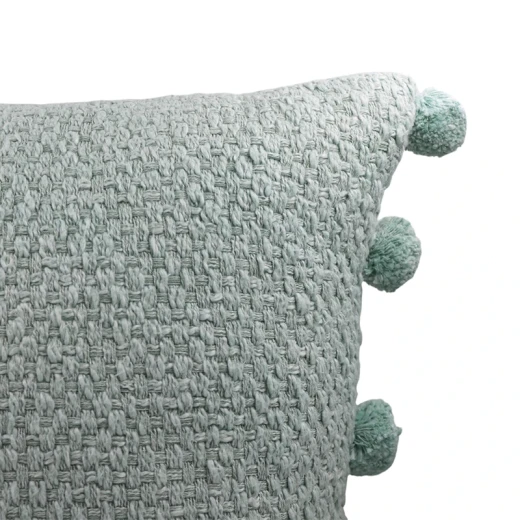 Nova Home Clay Embroidered Cushion Cover – 50x50 cm – Green - Nova Home - Image 2