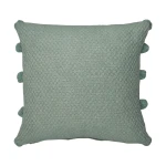 Nova Home Clay Embroidered Cushion Cover – 50x50 cm – Green - Nova Home