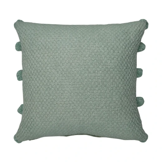 Nova Home Clay Embroidered Cushion Cover – 50x50 cm – Green