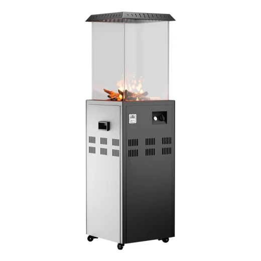 Olmar Fireplace Heater with Touch Electronic Ignition and Four Tempered Glass Panels – European Design A1004 Olmar Fireplace Heater with Touch Electronic Ignition and Four Tempered Glass Panels – European Design A1004