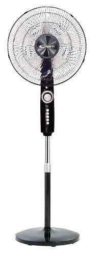 Conti SF18002 BC Stand Fan – 18 Inch, 7 Blades, 75W, 4 Speed Settings, Timer Function, Black