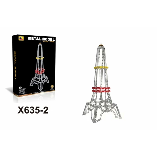 Metal Model Eiffel Tower (X635-2) - 431 PCS Metal Assembly Building Kit Metal Model Eiffel Tower (X635-2) - 431 PCS Metal Assembly Building Kit