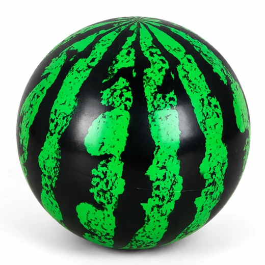 Watermelon Design Inflatable Beach Ball, 20 cm Diameter, Made from High-Quality PVC Material, Ideal for Summer Beach, Pool Parties, and Outdoor Water Activities. Watermelon Design Inflatable Beach Ball, 20 cm Diameter, Made from High-Quality PVC Material, Ideal for Summer Beach, Pool Parties, and Outdoor Water Activities.